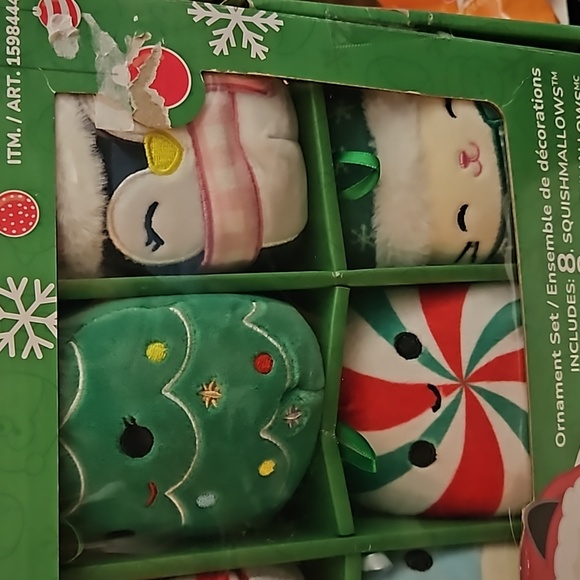 8 Pack Of Original Squishmallow Ornaments 2023 Collection - Picture 3 of 6
